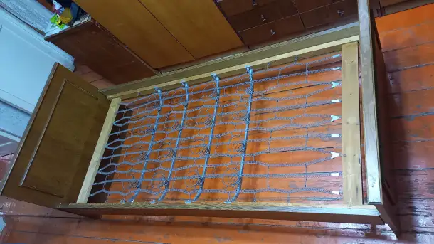 Кровать пр-во Германия, 3 матраса пружинные, сетка пружинная, фотография 4