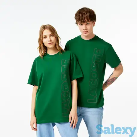 Футболка lacoste свободной посадки unisex, фотография 1