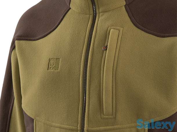 Куртка флисовая спортивная теплая сивера караган 2.0 олива/трюфель, фотография 3