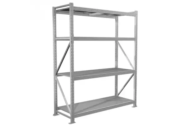 Стеллажи металлические разборные, h 1000.-13 500 мм, Ширина: 300.-1250 мм, L 700.-7400 мм, Кол-во полок: 1-14, фотография 1