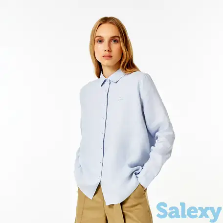 Женская рубашка lacoste relax fit fit, фотография 1