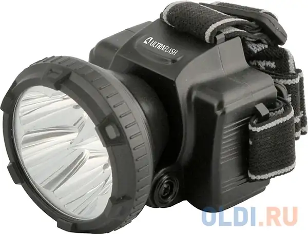 Фонарь налобный ultraflash led5365 чёрный, фотография 1