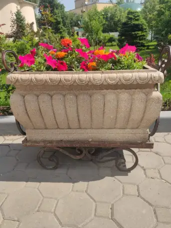 Продажа - изготовление  МАФ, вазоны, клумбы для цветов, горшки, дорожные ограничители в Казахстане в Алматы., фотография 16