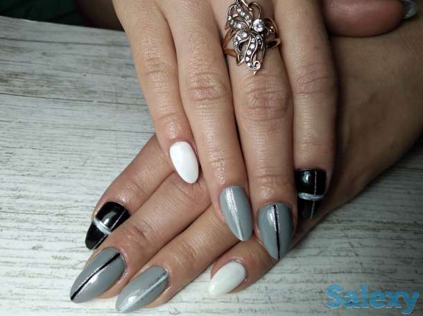 Наращивание ногтей на формы, фотография 6