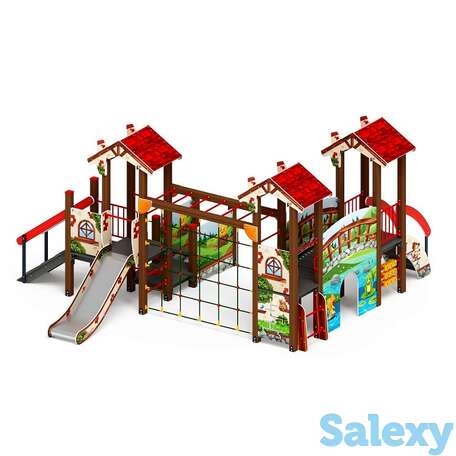 В гостях у сказки - дик 1.05.01-07.с - игровой комплекс h=900, фотография 1