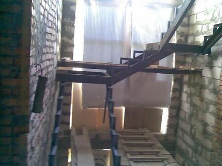 Изготовление навесов, ангаров, автоматических ворот, заборов с фундаментом и сплиторными блоками, фотография 9