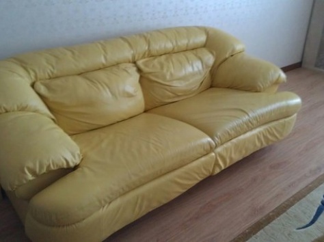 срочно продам кожаный диван, фотография 1