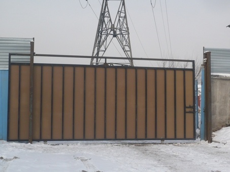 Изготовление навесов, ангаров, автоматических ворот, заборы, установка консольной системы ворот, фотография 9