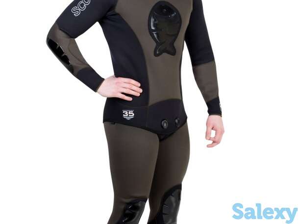 Гидрокостюм scorpena b3+ зеленый 3мм, фотография 1