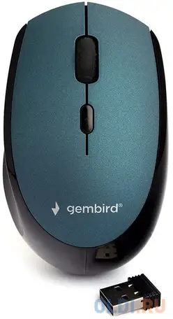Мышь беспроводная gembird musw-354-b синий usb, фотография 1