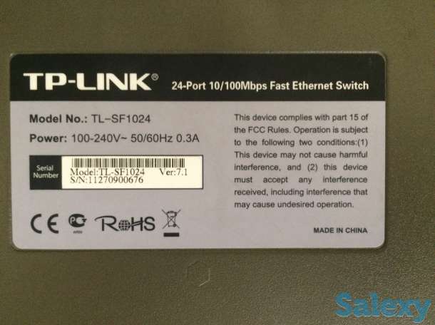 TP-Link TL-SF 1024 коммутатор (switch), фотография 4