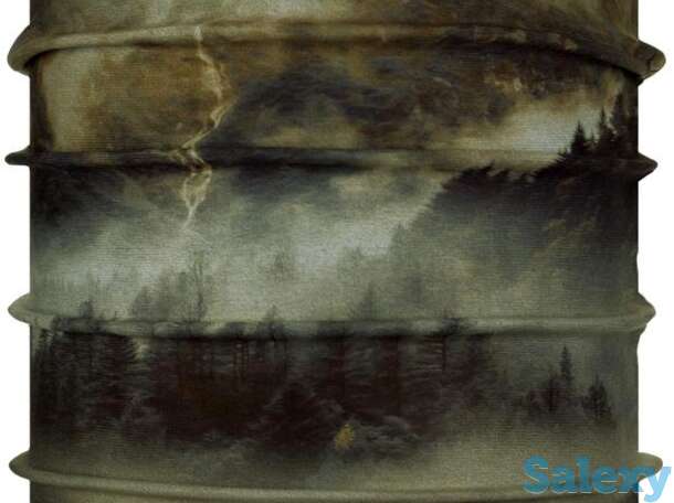 Бандана buff reversible polar  new hollow khaki/black, фотография 1