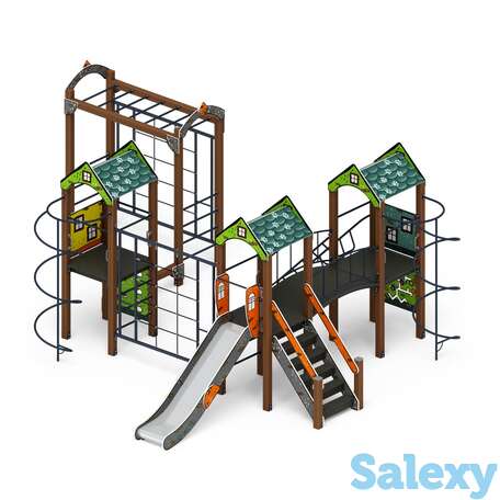 Детский игровой комплекс «городок (город)» дик 2.01.3.04-01 h=1200, фотография 1