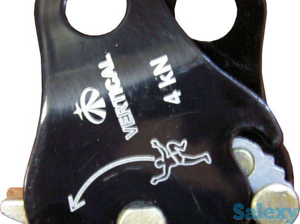 Зажим страховочный вертикаль капля сталь, фотография 1