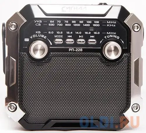 Радиоприемник сигнал рп-228 черный, фотография 1