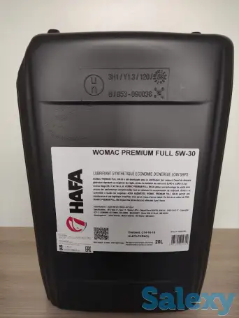Масло моторное WOMAC PREMIUM FULL 5W-30  20L., фотография 1