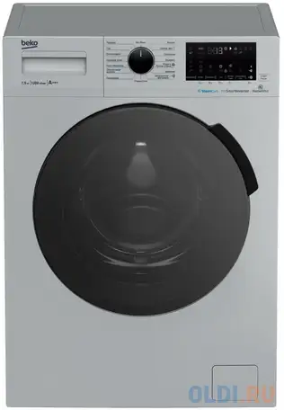 Стиральная машина beko wspe7h616s серебристый, фотография 1