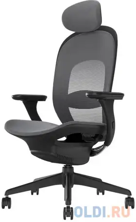 Кресло для геймеров karnox emissary milano чёрный серый, фотография 1