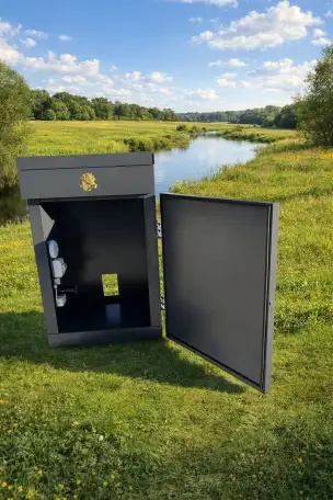 Шкаф утепленный уличный для газового котла, фотография 2