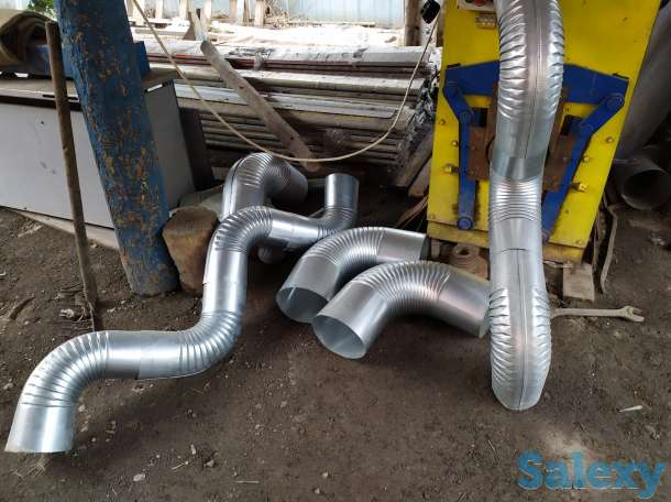 Металлочерепица, жестяные изделия, вытяжки, трубы, колены, водостоки, фотография 4