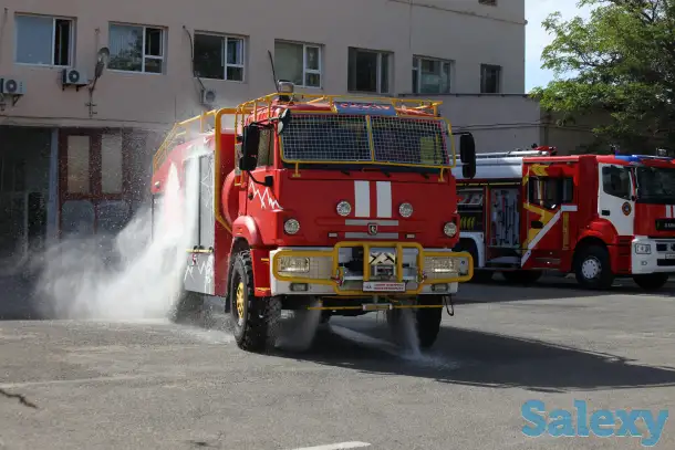 Автоцистерна пожарная АЦ 3,0-50/4 на базовом шасси КамАЗ-43502 «Крона», фотография 4