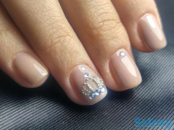 маникюр, наращивание ногтей, фотография 1