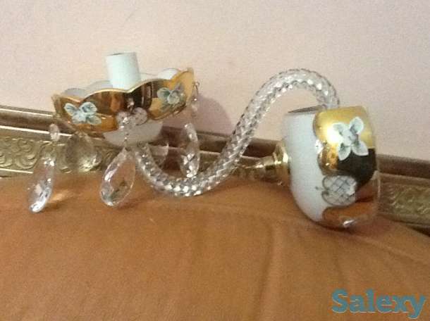 продам Чешское хрустальное бра (Прага), фотография 1