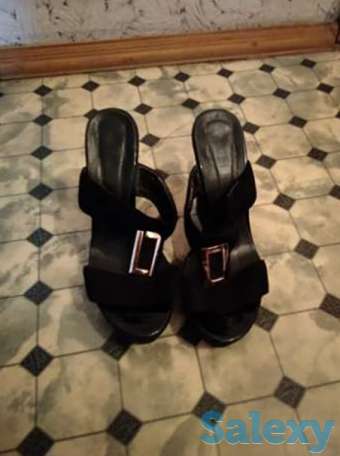 Сабо из велюра, фотография 1