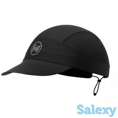 Кепка buff pack run cap r-solid black, фотография 1
