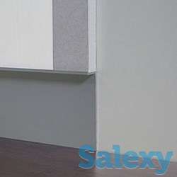 Плинтус под ГИПСОКАРТОН для ПАНЕЛЕЙ алюминиевый, фотография 3