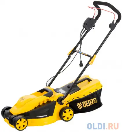 Газонокосилка электрическая denzel gm-1200, фотография 1