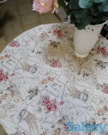 Скатерть с тефлоновым покрытием Винтаж Цветы из Италии, фотография 5