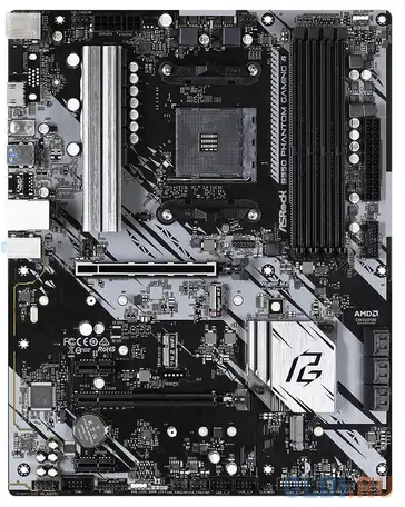 Материнская плата asrock b550 phantom gaming 4 socket am4 amd b550, фотография 1