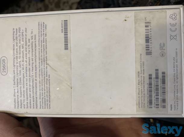 Продам Apple IPhone 7 black 256 gb, фотография 3