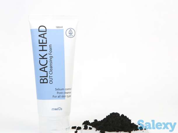 Пенка для умывания med:b black head out cleansing foam, фотография 2