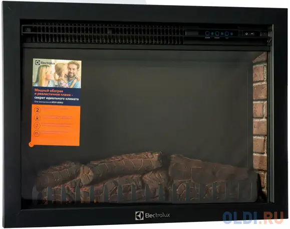 Электрокамин electrolux efp/p-2520ls 2000 вт чёрный, фотография 1
