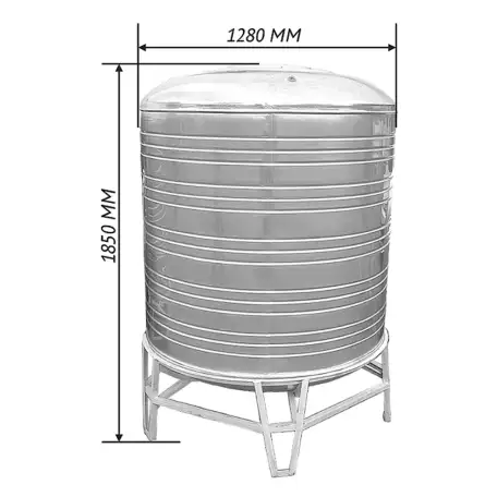 Емкости для питьевой воды из нержавеющей стали от 250 литров, фотография 2