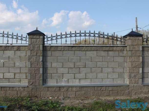 Строительство заборов из блоков, фотография 1
