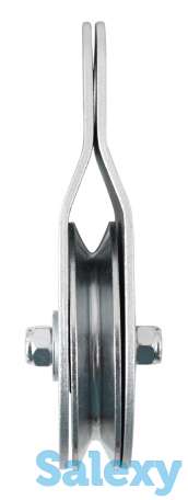 Блок-ролик венто большой одинарный без подшипника сталь, фотография 4