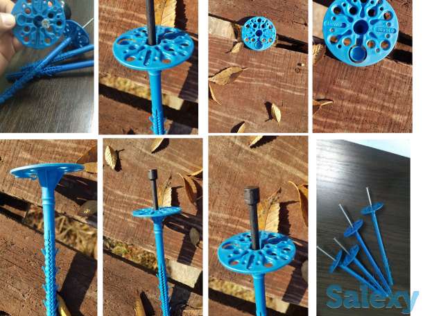 Дюбель тарельчатый с термоголовкой, фотография 1