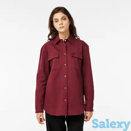 Женская рубашка lacoste из смеси хлопка, фотография 1