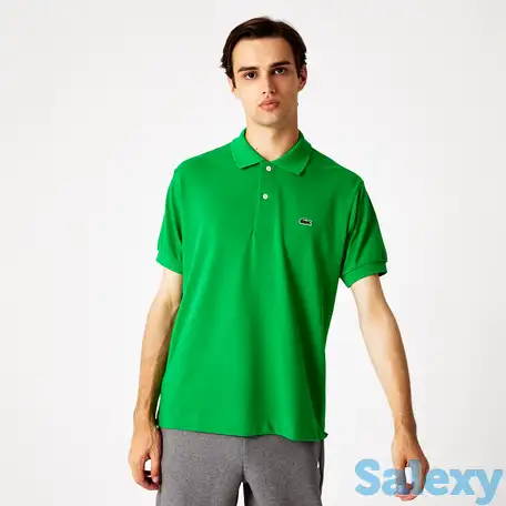 Мужское поло lacoste l1212 classic fit, фотография 1