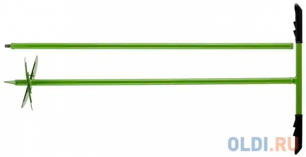 Бур сибртех 64399  садовый 1110мм с удлинителем 1000мм сменные ножи, фотография 1