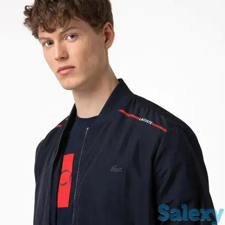 Мужская ветровка lacoste с эластичными манжетами, фотография 1