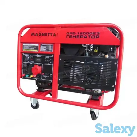 Magnetta, GFE12000E3, Бензиновый генератор 10 кВт, 380 В, фотография 1