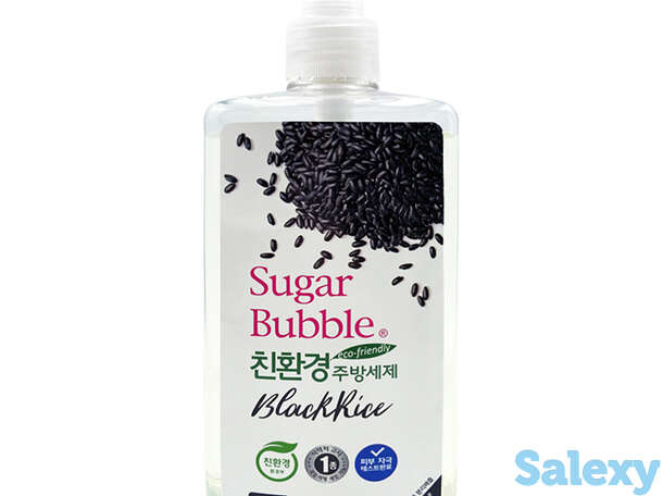 Средство для мытья посуды sugar bubble black rice (940 мл), фотография 1