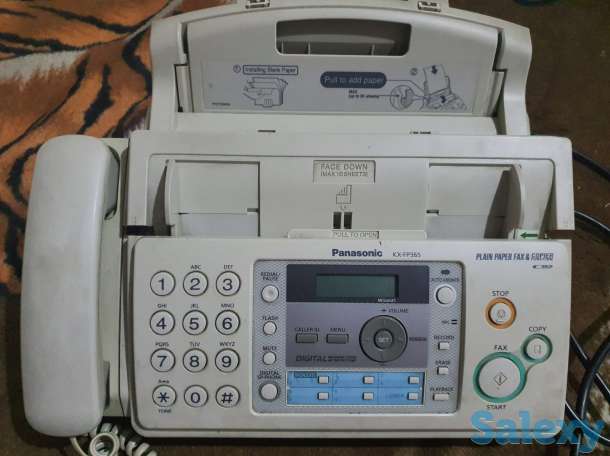 Стационарный телефон Panasonic KX-FP 365 Сделано в Малазии, фотография 2