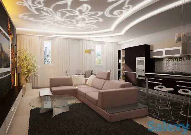 Натяжной потолок за 1 день! Гарантия. Выезд в день звонка, фотография 2