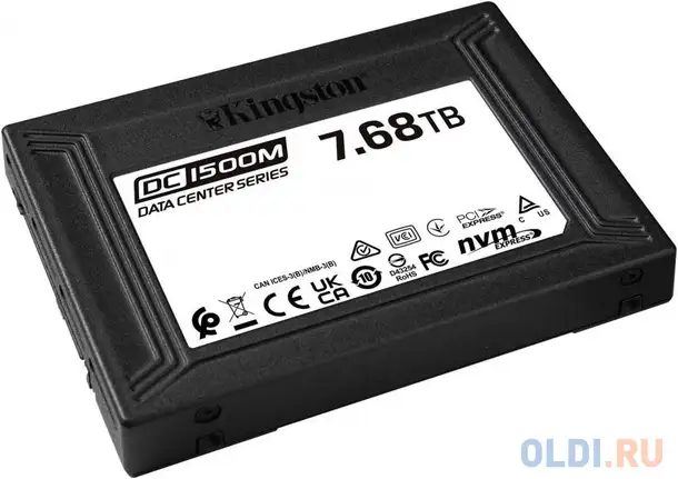 Ssd накопитель kingston dc1500m 7.68 tb pci-e 3.0 x4, фотография 1