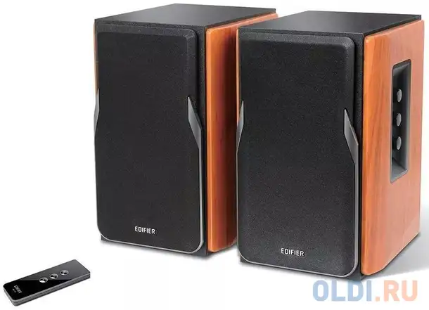 Колонки 2.0 edifier r1380t черный коричневый, фотография 1